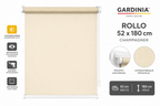 GARDINIA Rollo 52x180cm Champagner Lichtdurchlässig Sichtschutz Klemmfix Neu