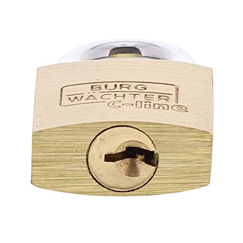 BURG-WÄCHTER Vorhängeschloss, 3 mm Bügelstärke, 2 Schlüssel, C-Line 222 15 SB