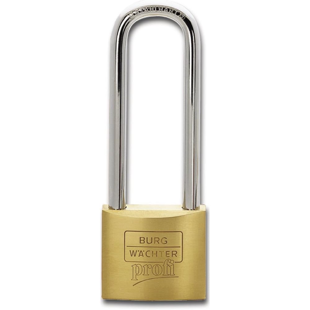 Burg Wächter Profi 116HB 40 60 Messing hohem Bügel Vorhangschloss, HB 40 60 mm