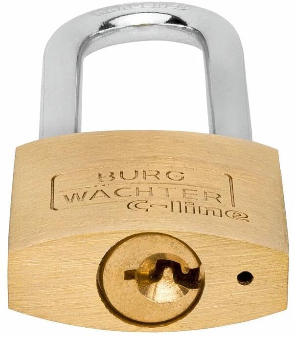 Burg Wächter 222hb Line Vorhängeschloss 5 x 14,3 x 45 mm messingfarben