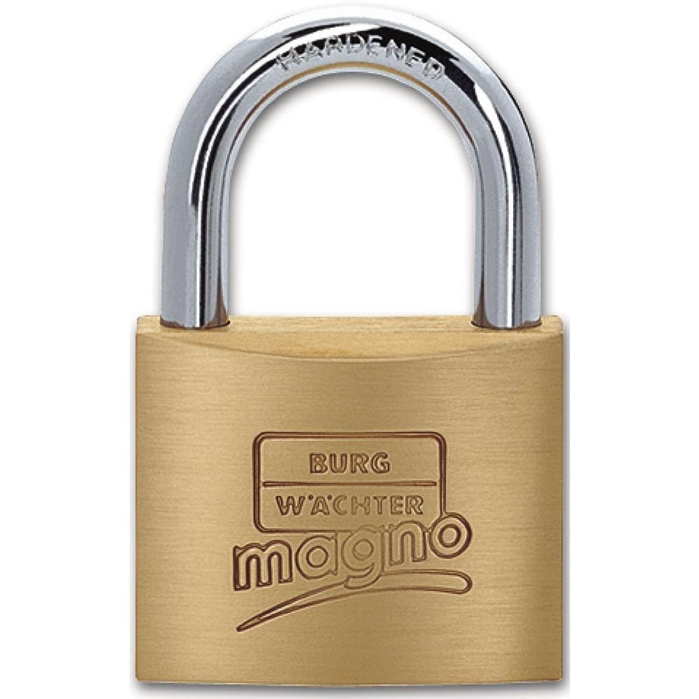 Burg-Wächter Vorhängeschloss, 400 E 50/2 Magno, Inkl. 2 Schlüssel, Bügelstärke: 8 mm