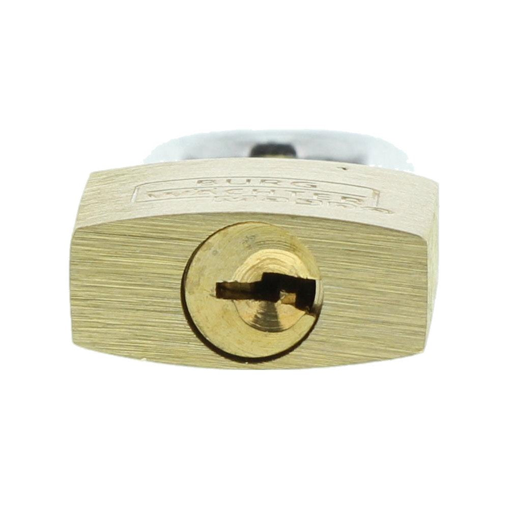 Burg-Wächter Vorhängeschloss, 3,5 mm Bügelstärke, Hoher Bügel, 2 Schlüssel, C-Line 222 HB 20 26 SB