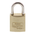 Burg Wächter Vorhangschloss-Set, Messing, Bügelstärke: 3,5 mm