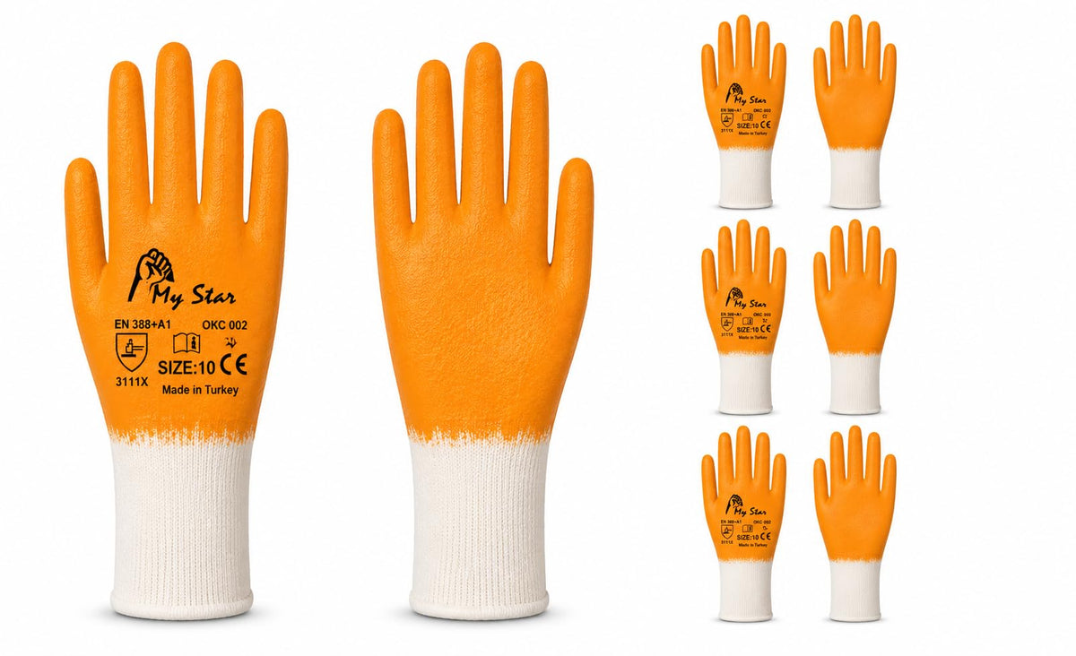 MY STAR Nitril-Arbeitshandschuhe EN388 L/XL