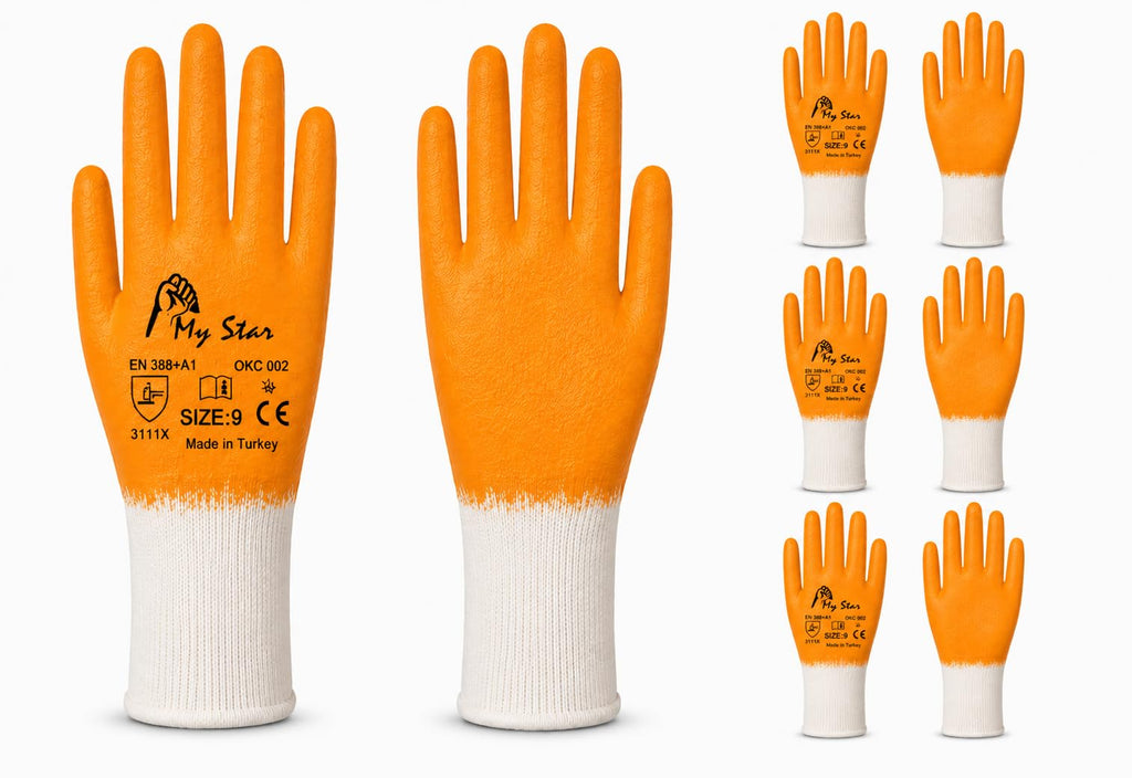 MY STAR Nitril-Arbeitshandschuhe EN388 L/XL