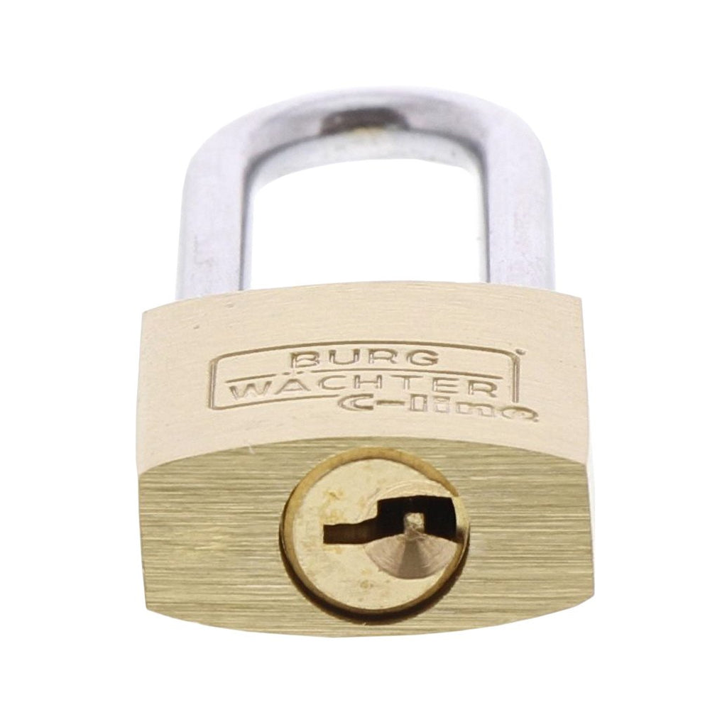 Burg Wächter Vorhängeschloss, 2er-Set, 3,5 mm Bügelstärke, 4 Schlüssel, Duo 222 20 26 SB, Bügelstärke: 3,5 mm / Höhe : 39,5 mm