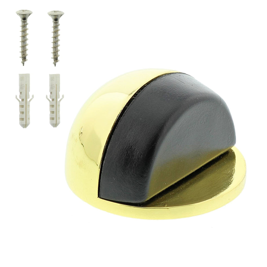Burg-Wächter Design-Türstopper, Bodenmontage, TSB 2145 MP SB, Messing-poliert