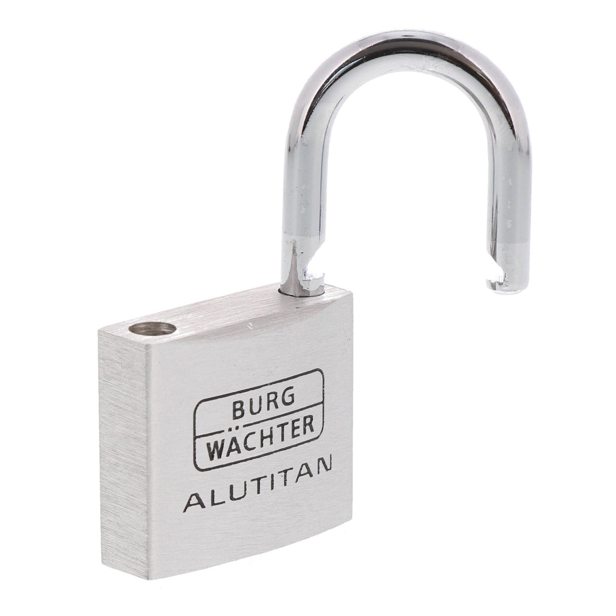 Burg-Wächter Zylinder-Vorhangschloss, 6,5 mm Bügelstärke, Alutitan 770 40 SB