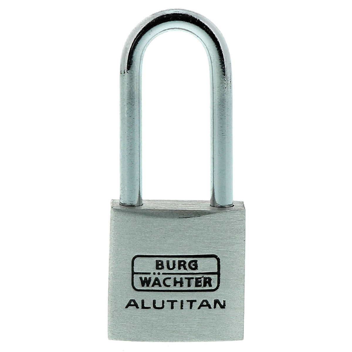 Burg-Wächter Vorhangschloss, Vorhängeschloss mit Schlüssel, Duo Set, 3,7 mm Bügelstärke, massives Aluminiumschloss, Innenwerk rostfrei, Gehärtet, Alutitan Duo 770 HB 20 26 SB
