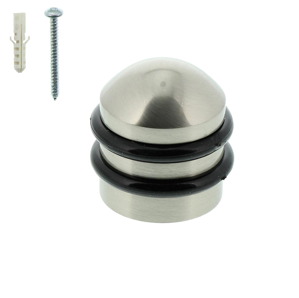 Burg-Wächter Boden-Türstopper, TSB 2235 Ni SB, Edelstahl-Optik