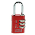 BURG WÄCHTER Verstellbares Zahlenschloss, 5 mm Bügelstärke, 3 Zahlenrollen, Combi Lock 88 30 Fun SB
