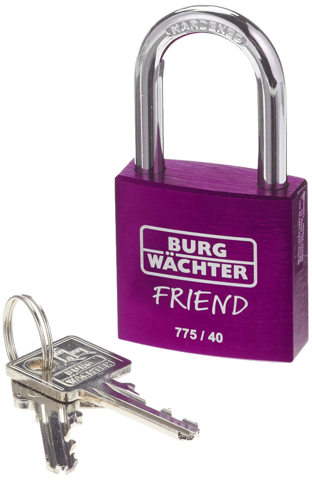 Burg-Wächter Zylinder-Vorhangschloss 775 40 35 Violett SB, Lila