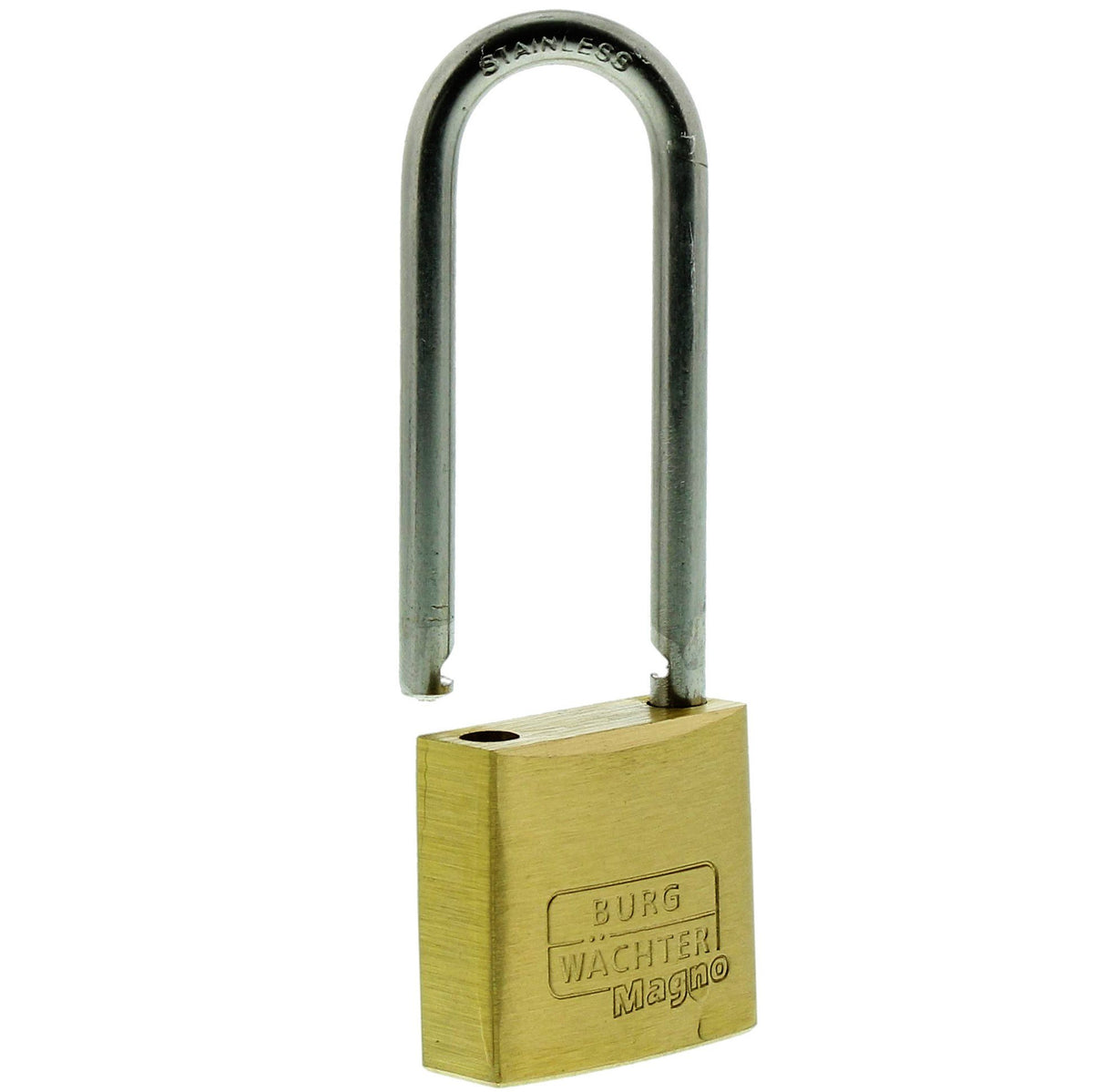Burg Wächter Magno Vorhängeschloss 400E 6,5 x 22 x 45 mm Länge Messing, Blister