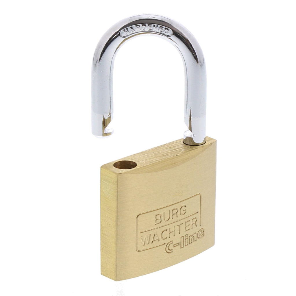 BURG-WÄCHTER Vorhängeschloss, 3 mm Bügelstärke, 2 Schlüssel, C-Line 222 15 SB