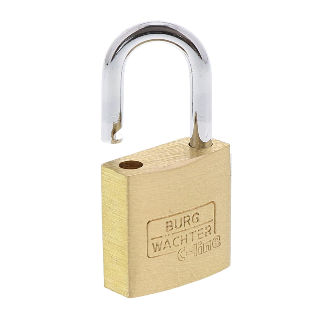 BURG-WÄCHTER Vorhängeschloss, 3 mm Bügelstärke, 2 Schlüssel, C-Line 222 15 SB