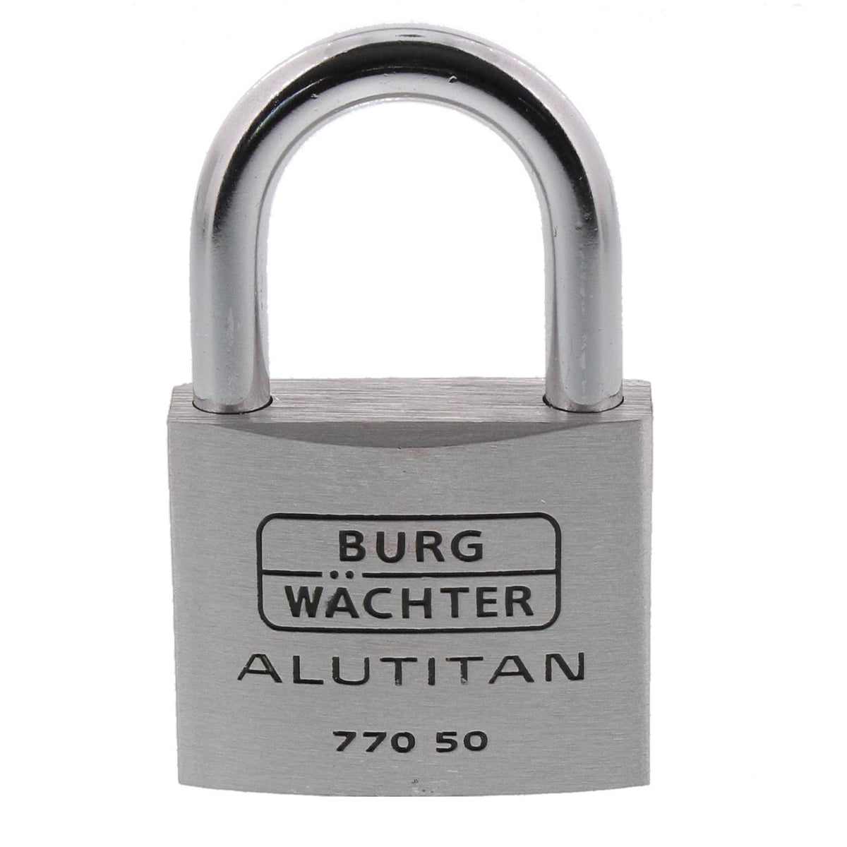Burg-Wächter Zylinder-Vorhangschloss, 6,5 mm Bügelstärke, Alutitan 770 40 SB