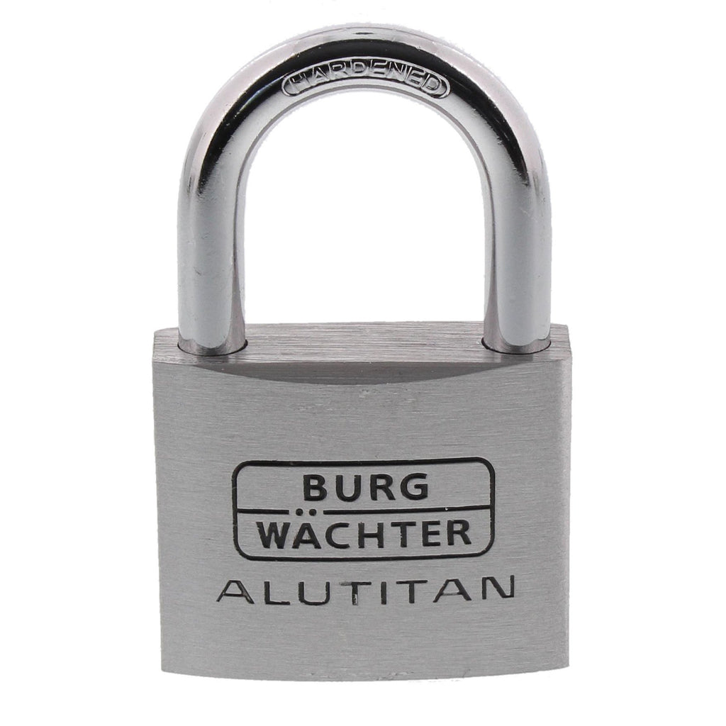 Burg-Wächter Zylinder-Vorhangschloss, 6,5 mm Bügelstärke, Alutitan 770 40 SB