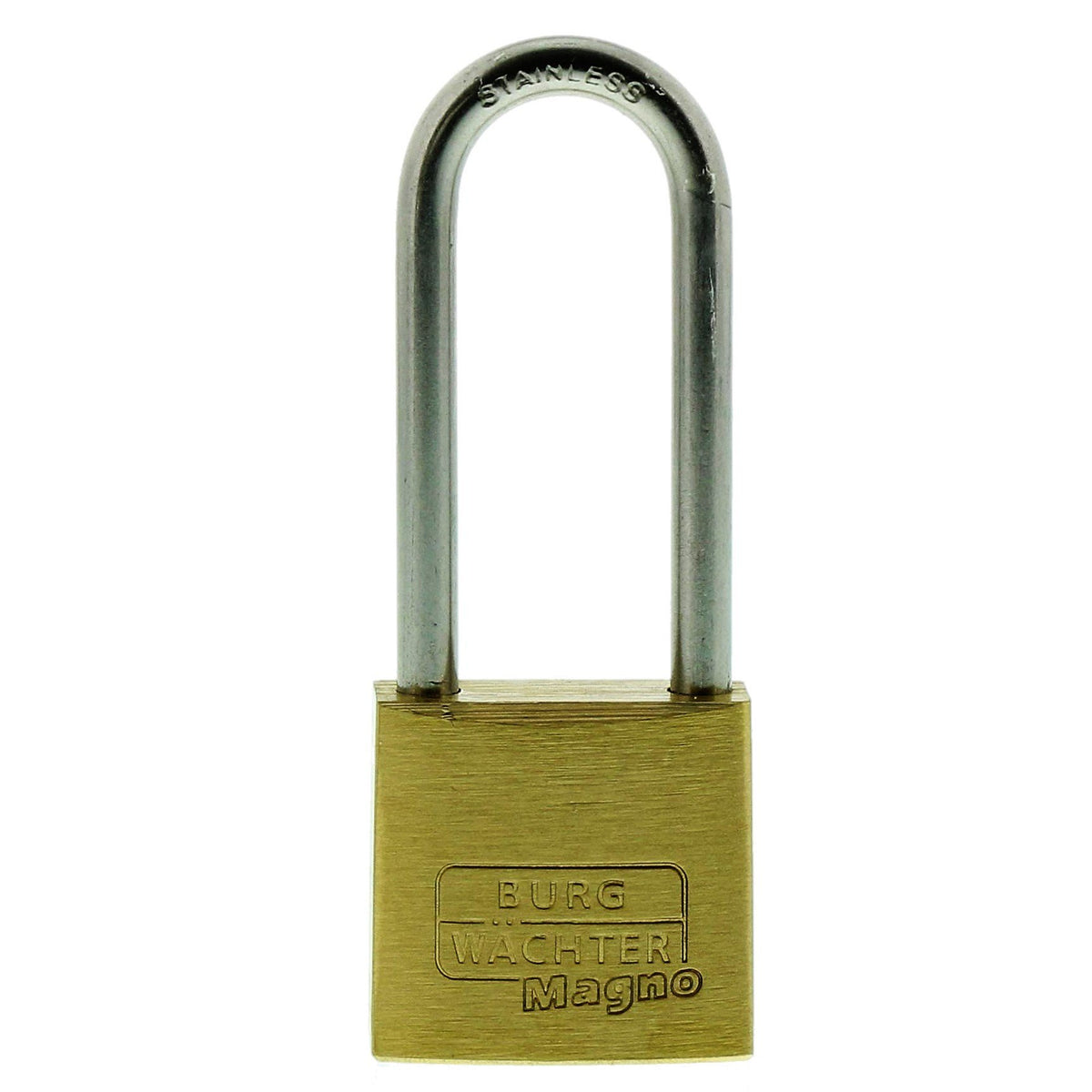 Burg Wächter Magno Vorhängeschloss 400E 6,5 x 22 x 45 mm Länge Messing, Blister