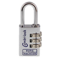 Burg-Wächter 30 Chromo BURG Vorhangschloss Combi Lock 90 CR, 30 mm SB,