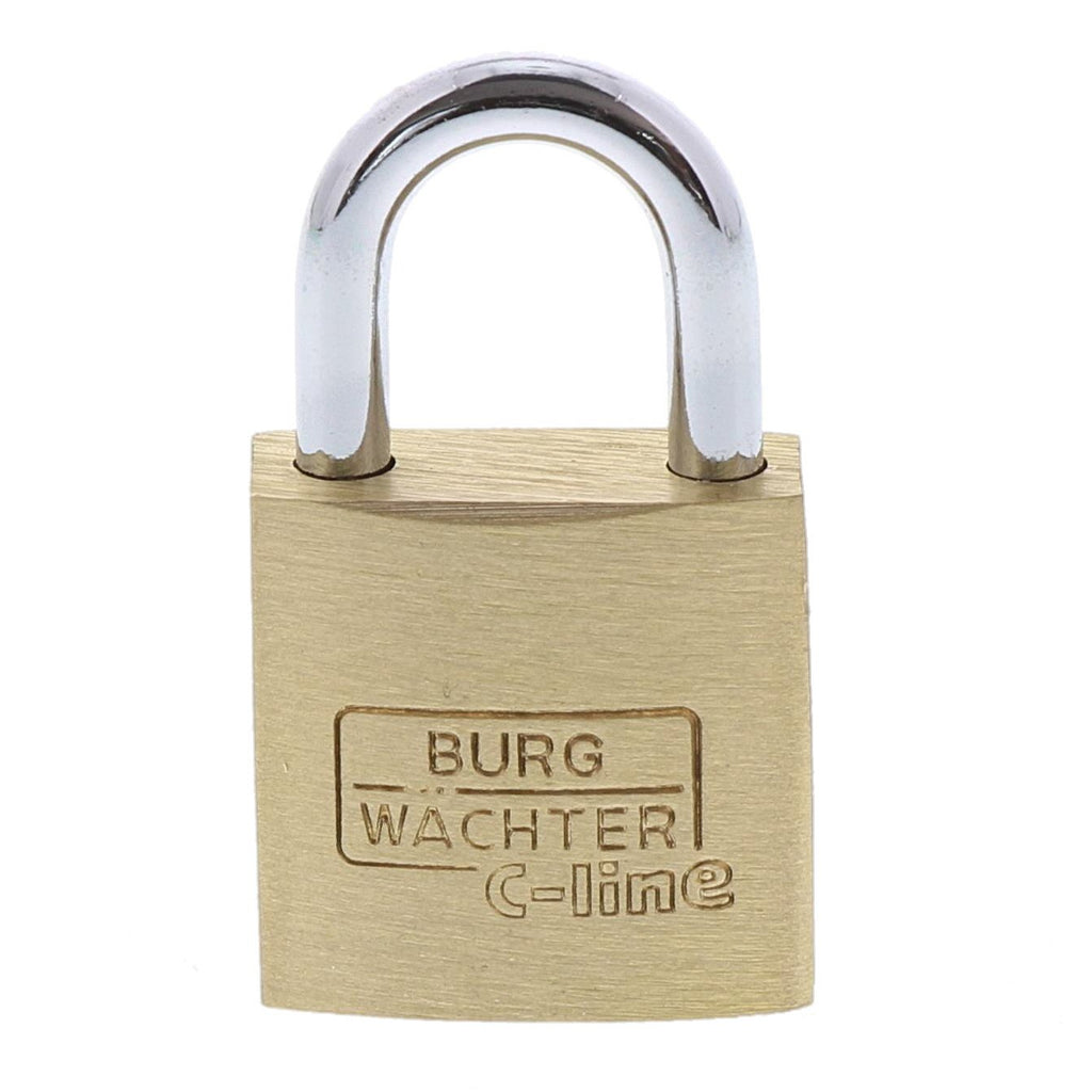 BURG-WÄCHTER Vorhängeschloss, 3 mm Bügelstärke, 2 Schlüssel, C-Line 222 15 SB