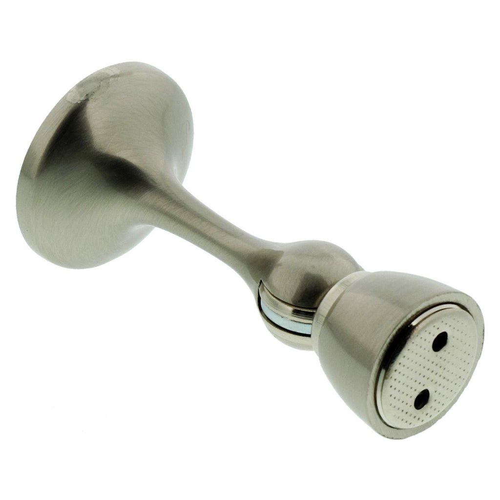 Burg-Wächter, Magnet-Türstopper für Wandmontage, Inkl. Befestigungsmaterial, Haltekraft: ca. 6 kg, TWM 2495 Ni SB, Edelstahl-Optik