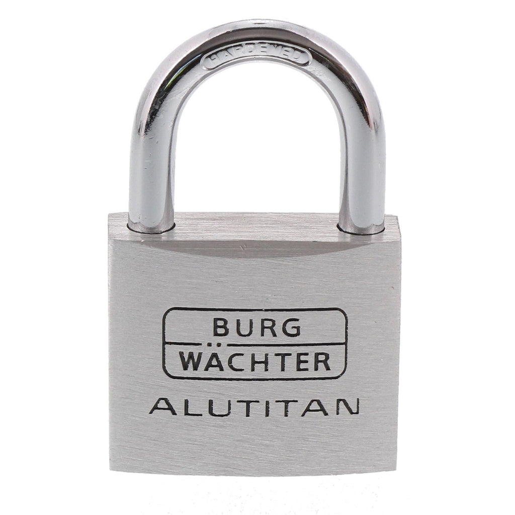 Burg-Wächter Zylinder-Vorhangschloss, 6,5 mm Bügelstärke, Alutitan 770 40 SB