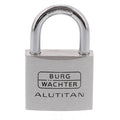 Burg-Wächter Zylinder-Vorhangschloss, 6,5 mm Bügelstärke, Alutitan 770 40 SB