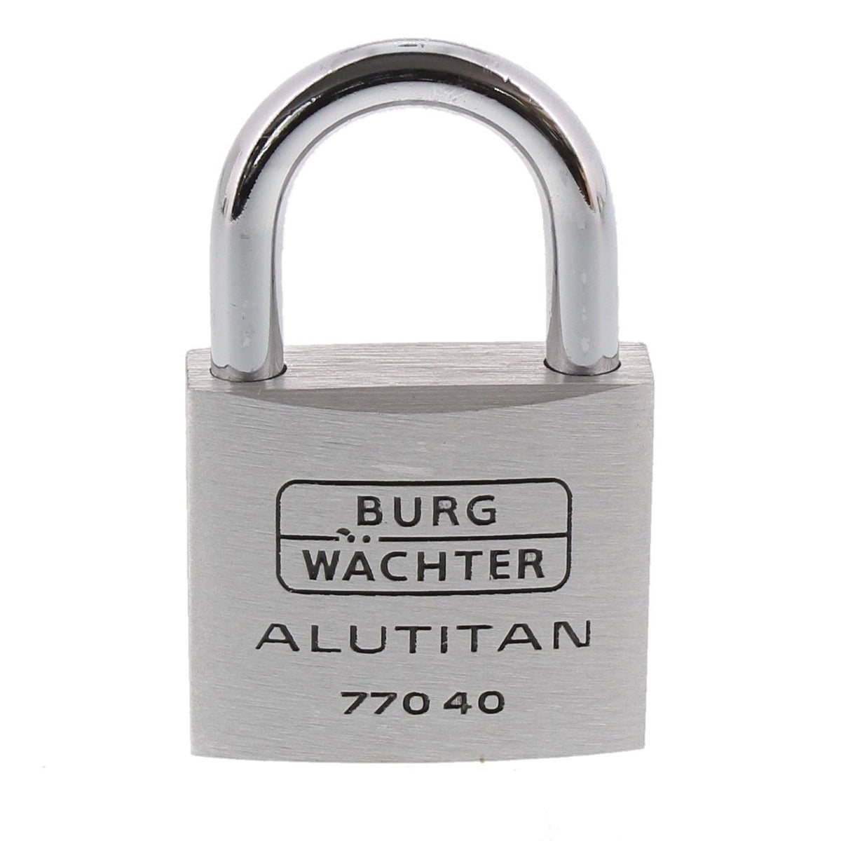 Burg-Wächter Zylinder-Vorhangschloss, 6,5 mm Bügelstärke, Alutitan 770 40 SB