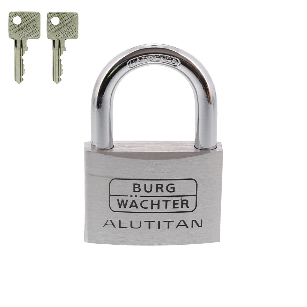 Burg Wächter 30 Burg Vorhangschloss 770 Alutitan, 30 mm SB