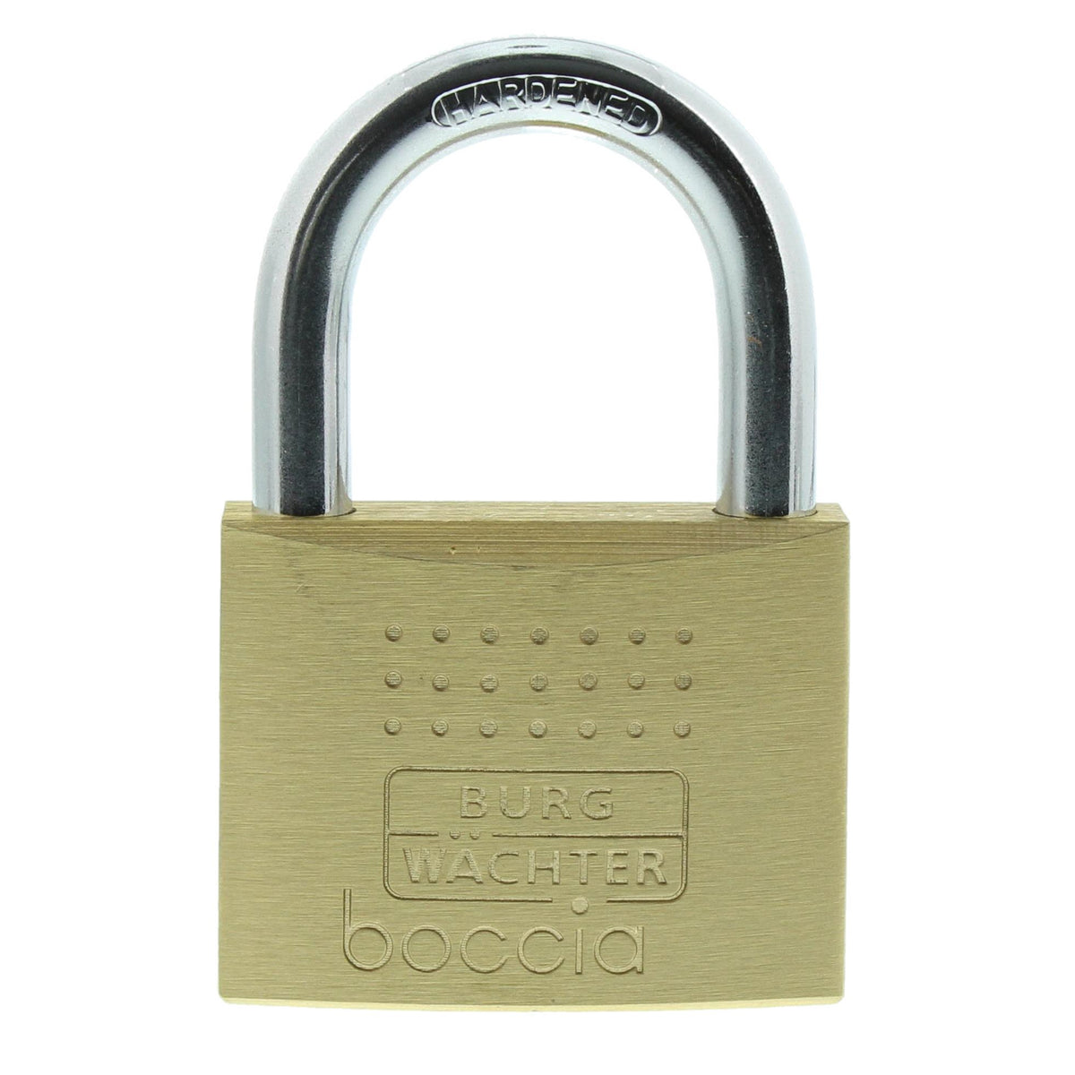 Burg-Wächter Vorhängeschloss, 6,5 mm Bügelstärke, Bohr-und Kneifschutz, 2 Schlüssel, Boccia 450 40 SB