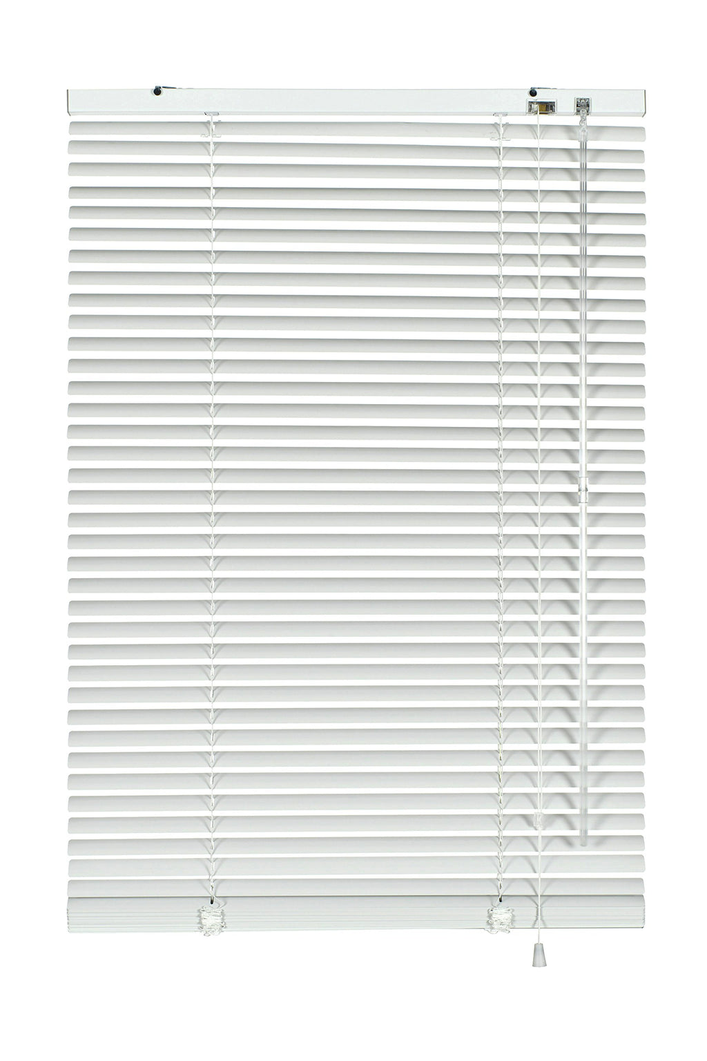 Gardinia Alu-Jalousie, Sicht-, Licht- und Blendschutz, Wand- und Deckenmontage, Alle Montage-Teile inklusive, Aluminium-Jalousie, Weiß, 40 x 175 cm (BxH) 7840