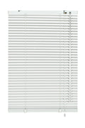 Gardinia Alu-Jalousie, Sicht-, Licht- und Blendschutz, Wand- und Deckenmontage, Alle Montage-Teile inklusive, Aluminium-Jalousie, Weiß, 40 x 175 cm (BxH) 7840
