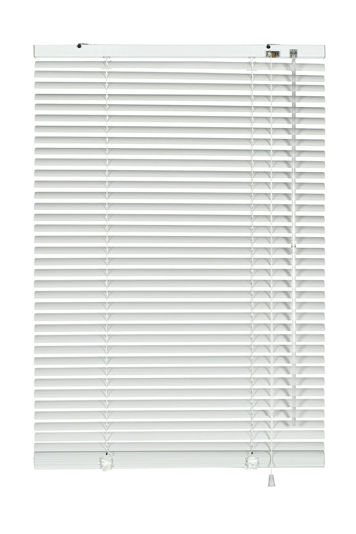 Gardinia Alu-Jalousie, Sicht-, Licht- und Blendschutz, Wand- und Deckenmontage, Alle Montage-Teile inklusive, Aluminium-Jalousie, Weiß, 40 x 175 cm (BxH) 7840