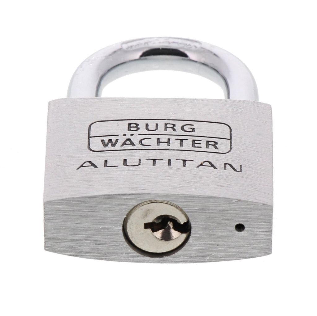 Burg-Wächter Zylinder-Vorhangschloss, 6,5 mm Bügelstärke, Alutitan 770 40 SB