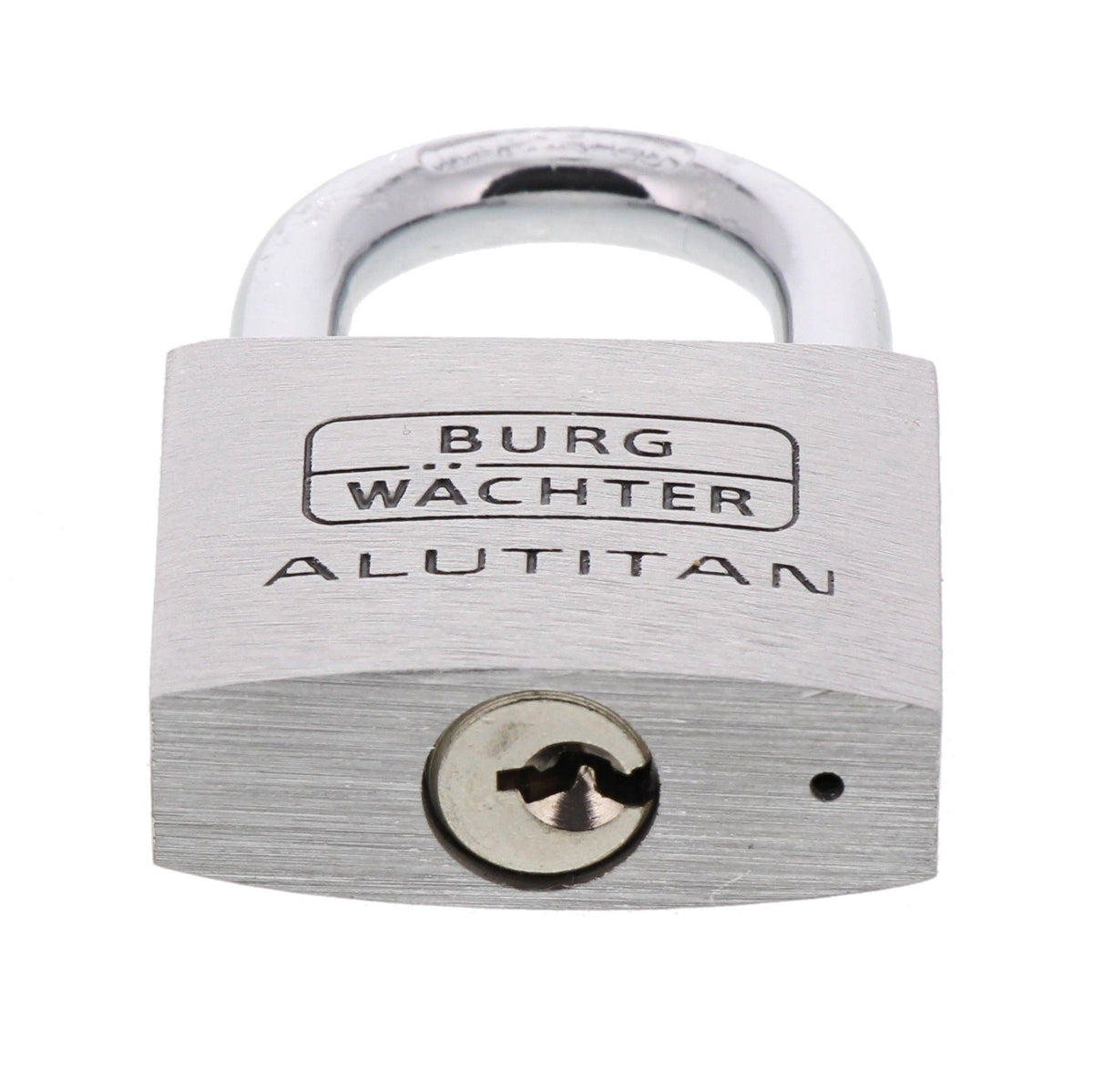 Burg-Wächter Zylinder-Vorhangschloss, 6,5 mm Bügelstärke, Alutitan 770 40 SB