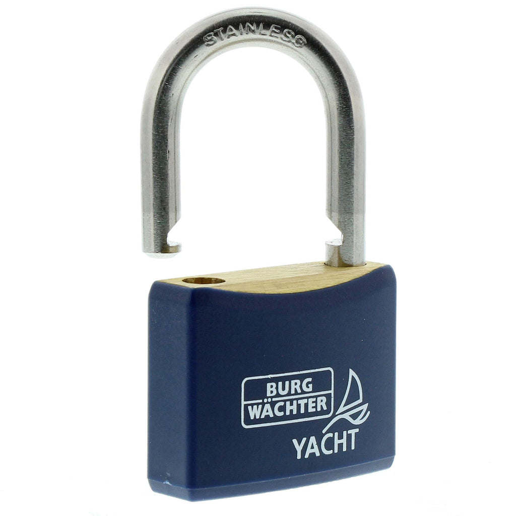 Burg-Wächter Yacht Duo 460 Ni 40 SB Vorhängeschloss, Messing, Blau