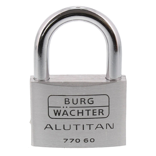 Burg Wächter 30 Burg Vorhangschloss 770 Alutitan, 30 mm SB