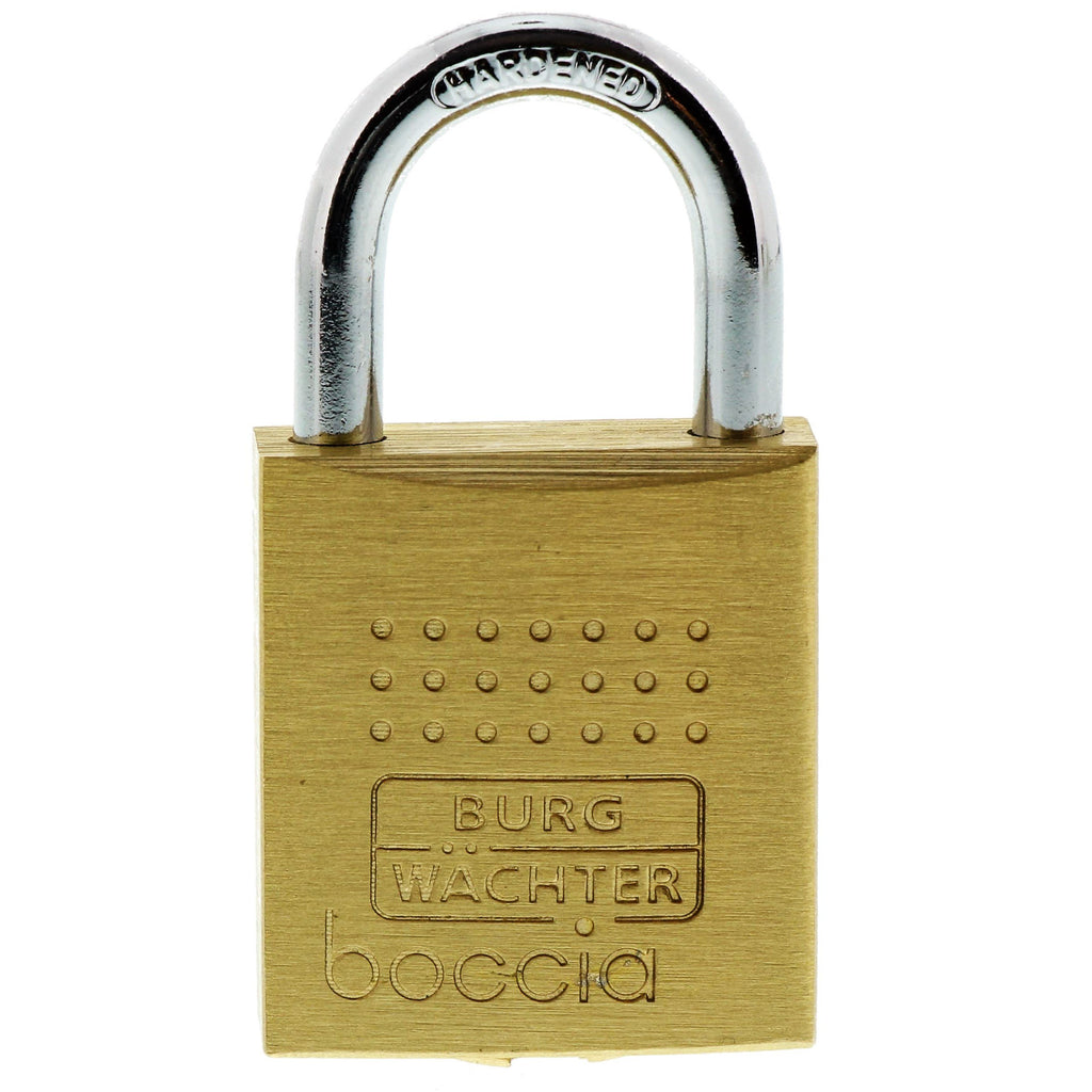 Burg-Wächter Vorhängeschloss, 6,5 mm Bügelstärke, Bohr-und Kneifschutz, 2 Schlüssel, Boccia 450 40 SB
