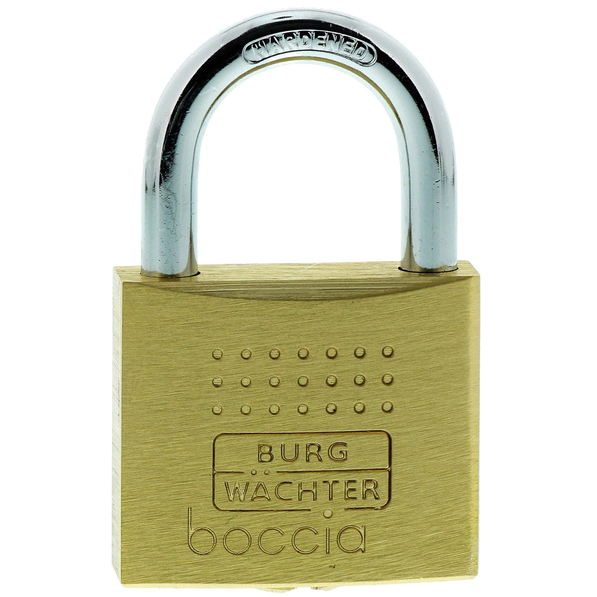 Burg-Wächter Vorhängeschloss, 6,5 mm Bügelstärke, Kneifschutz, 6 Schlüssel, Boccia 450 40 6 SB