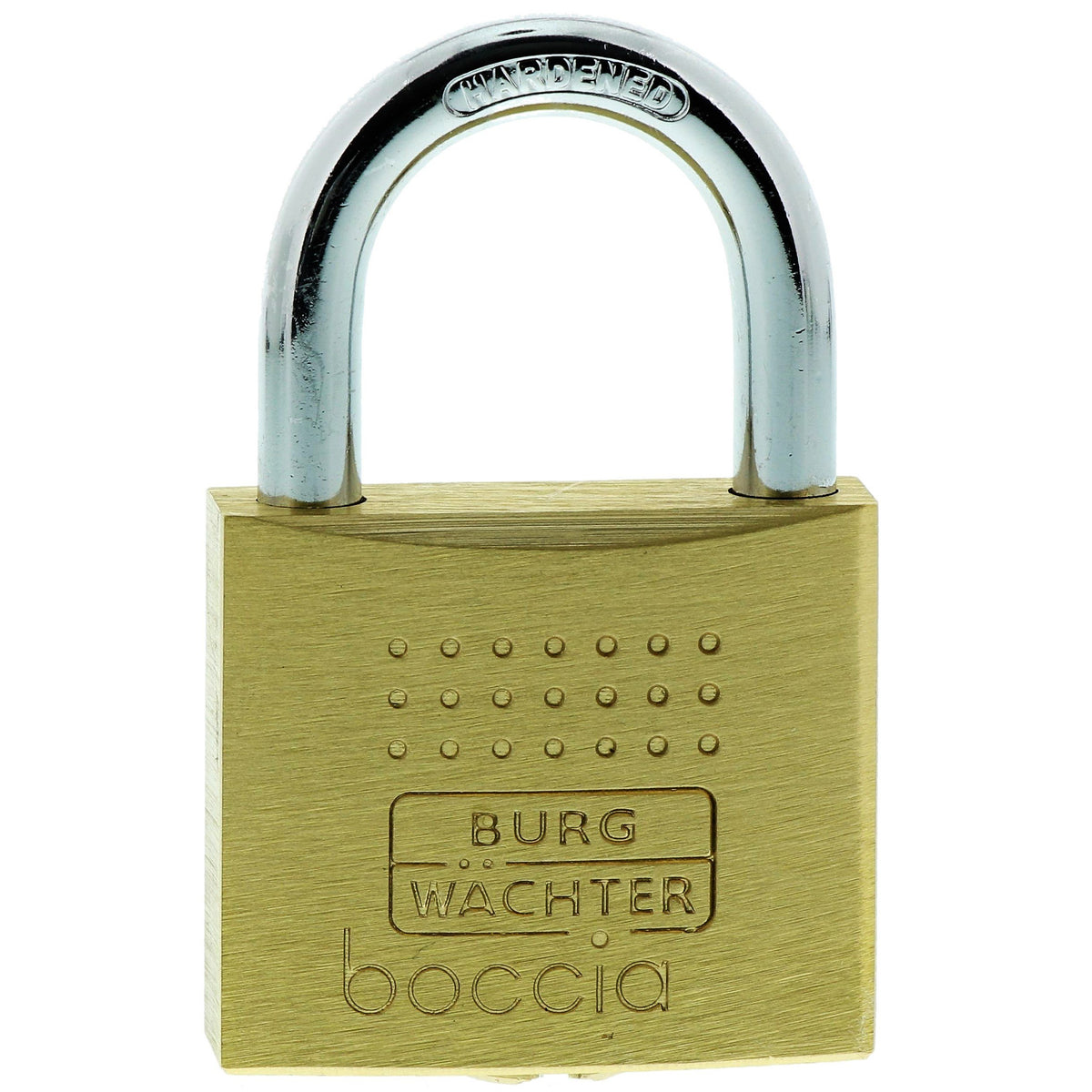 Burg-Wächter Vorhängeschloss, 6,5 mm Bügelstärke, Bohr-und Kneifschutz, 2 Schlüssel, Boccia 450 40 SB