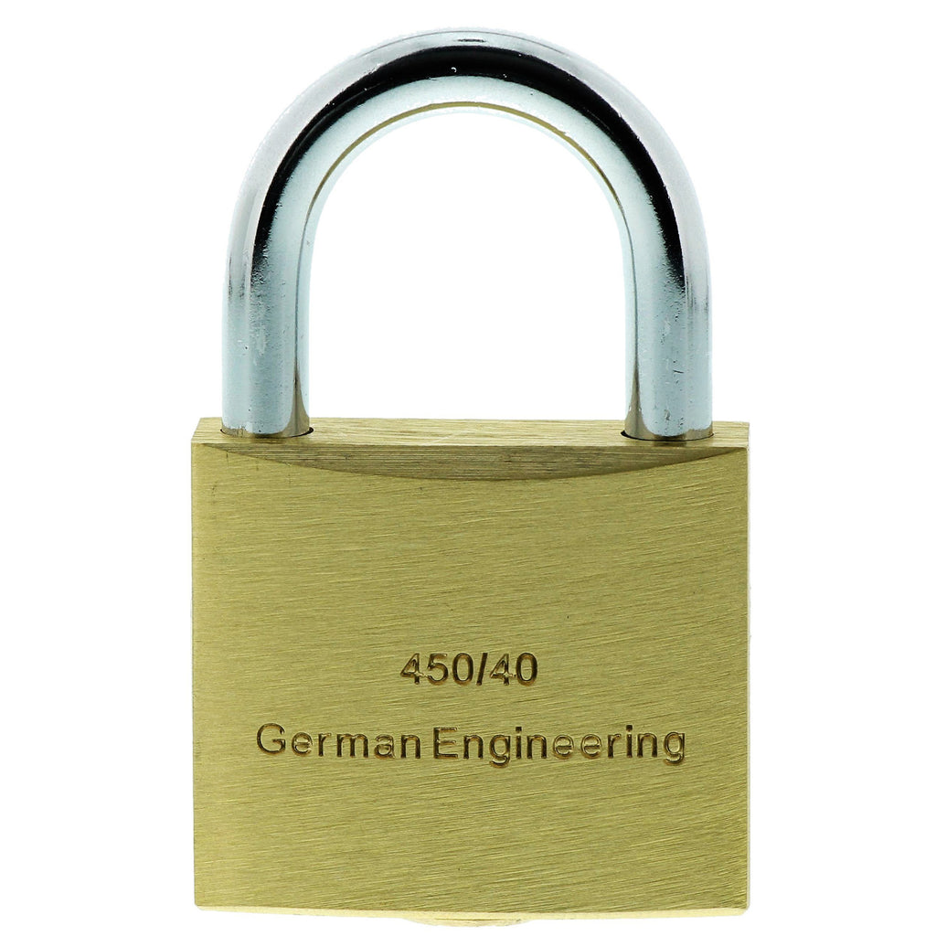 Burg-Wächter Vorhängeschloss, 6,5 mm Bügelstärke, Kneifschutz, 6 Schlüssel, Boccia 450 40 6 SB