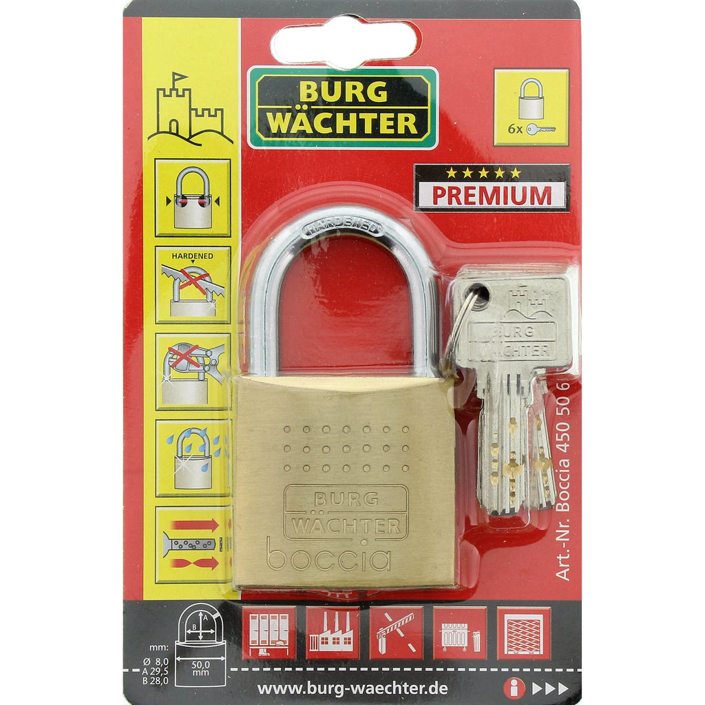 Burg-Wächter Boccia 450 50 6 SB Vorhängeschloss
