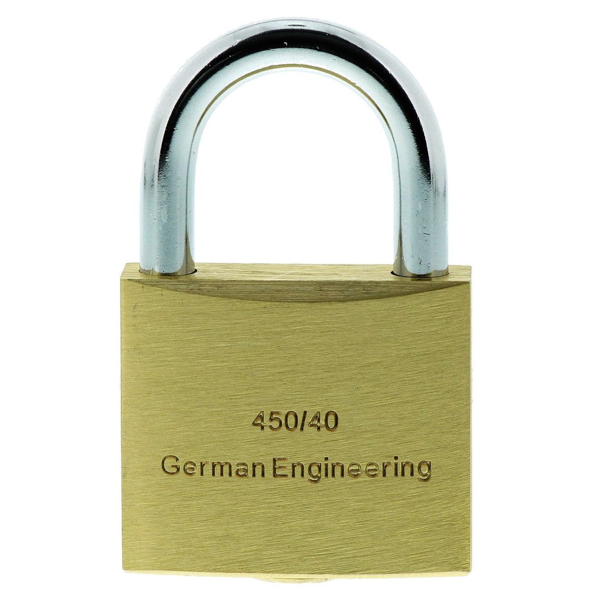 Burg-Wächter Vorhängeschloss, 6,5 mm Bügelstärke, Bohr-und Kneifschutz, 2 Schlüssel, Boccia 450 40 SB