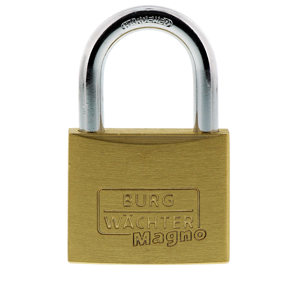 Burg Wächter 400emagno Vorhängeschloss Messing 7 x 25 x 26 mm (Blister)